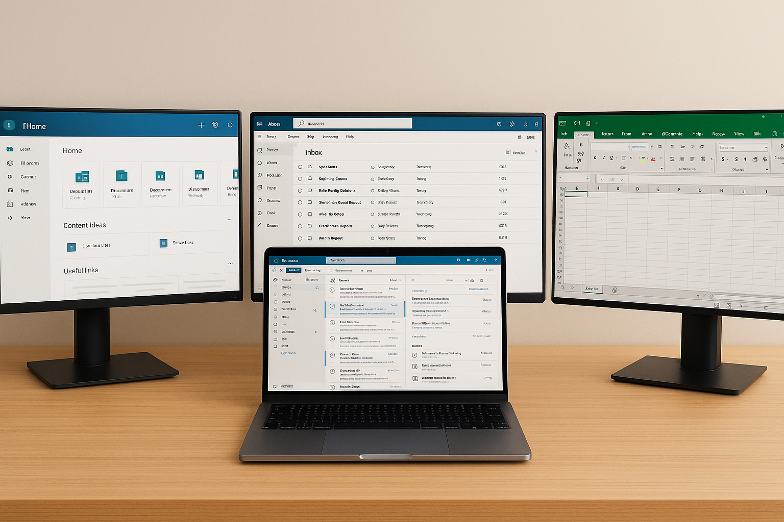 Virtual assistant providing professional administrative support with emails and spreadsheets at Solent Business Solutions Virtual Assistant and Marketing Support